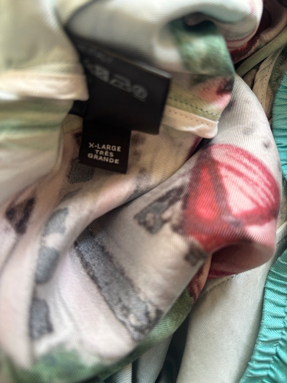 Tropical Print Swim Shorts with Drawstring - Picture 9 of 12